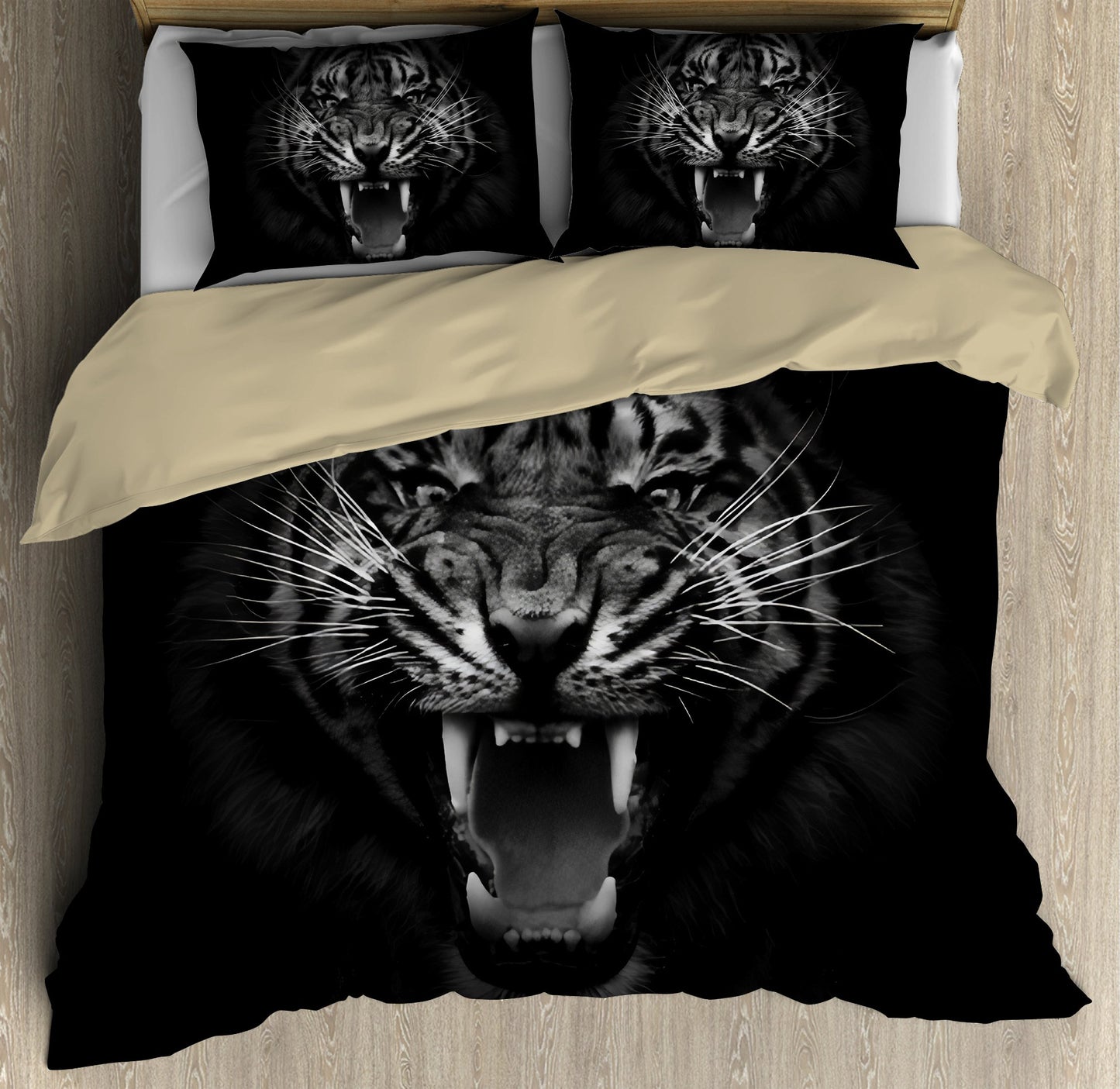 The Tiger Black And White Bedding Set DQB08202004