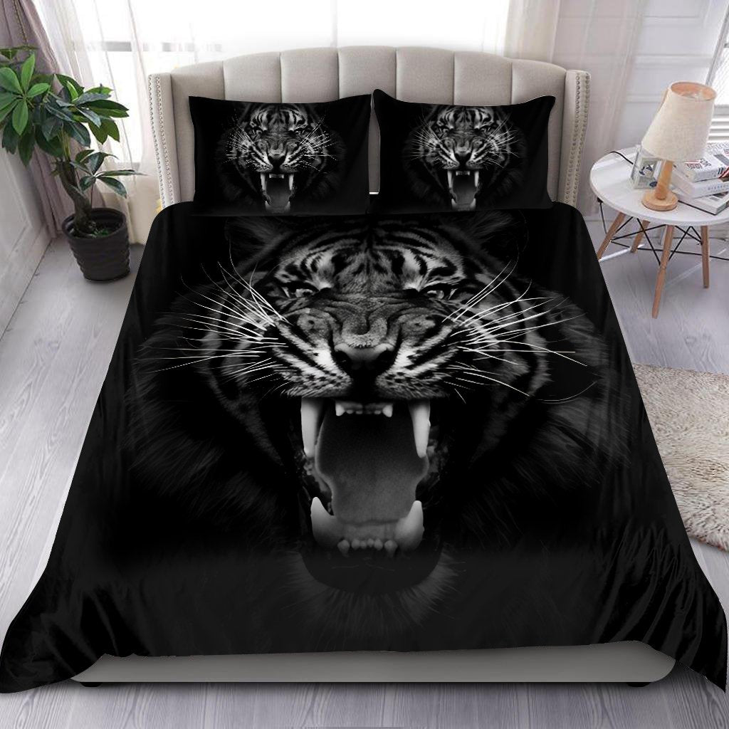 The Tiger Black And White Bedding Set DQB08202004