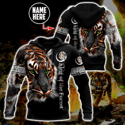 Personalized Name Tiger 3D All Over Printed Unisex Shirts