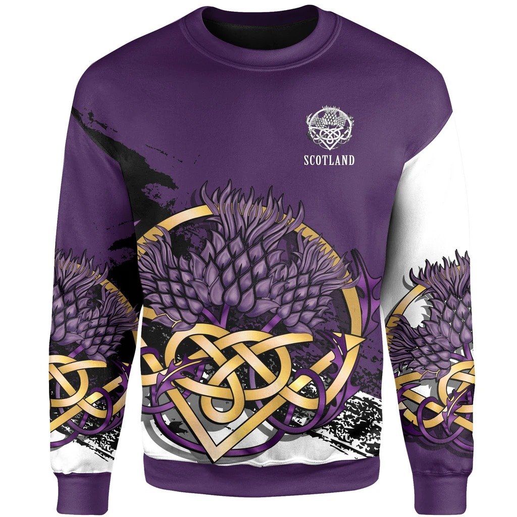 Scottish Thistle Celtic Special shirt for men & women-Apparel-PL8386-Sweat Shirt-S-Vibe Cosy™