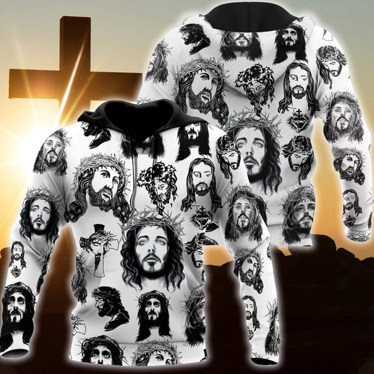 Premium Jesus 3D All Over Printed Unisex Shirts