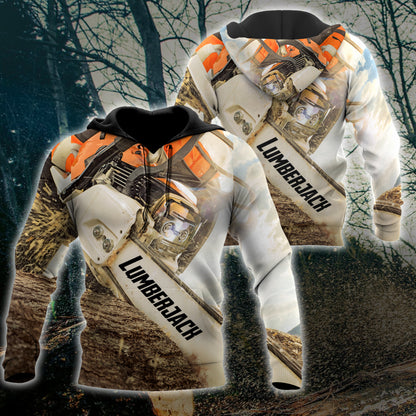 All Over Printed Lumberjack Chainsaw Hoodie NTN09122001-MEI