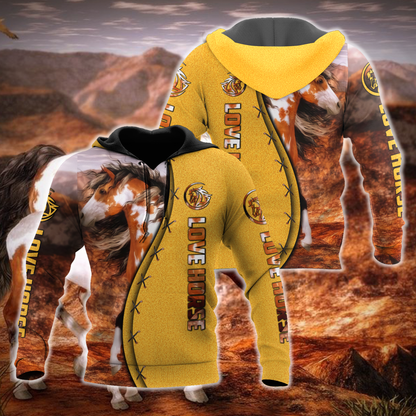 Native Horse 3D All Over Printed Hoodie For Men And Women DA16122002