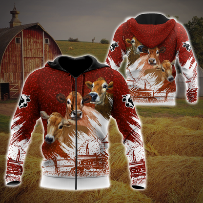 Heifer 3D hoodie shirt for men and women MH2010203