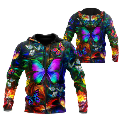 Colorful Butterfly Unisex Shirts MH14112001