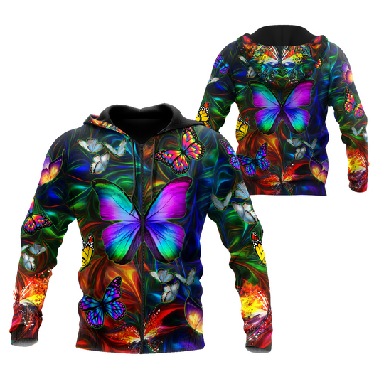 Colorful Butterfly Unisex Shirts MH14112001