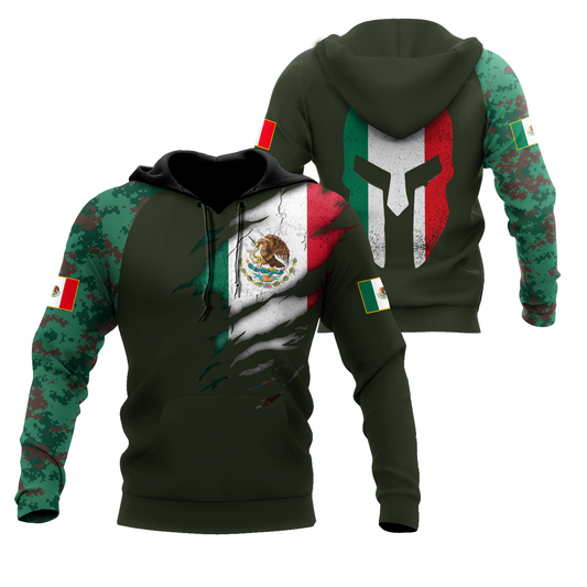 Mexican Coat Of Arm 3D All Over Printed Shirts DQB10142002