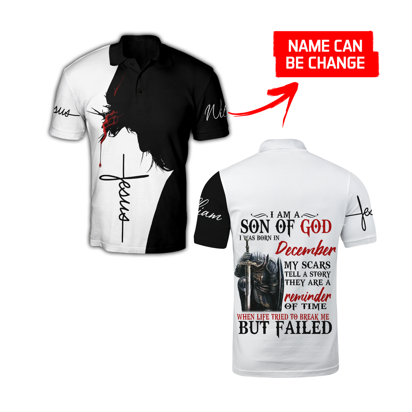 December Man- I Am A Child Of God I Was Born In December 3D All Over Printed Shirts For Men and Women TA10032005S12