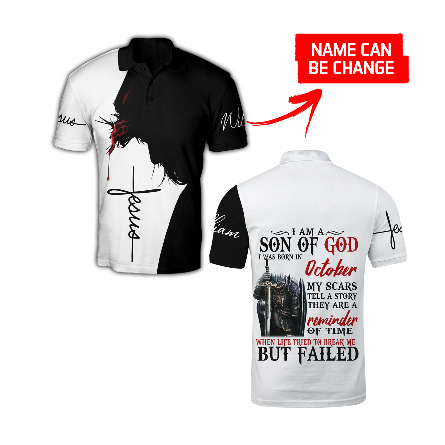 October Guy- I Am A Child Of God I Was Born In October 3D All Over Printed Shirts For Men and Women TA10032005S10