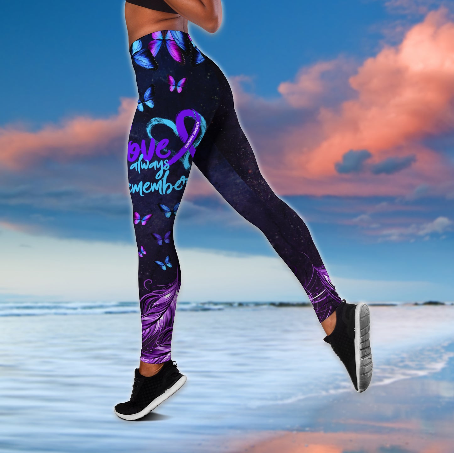 Alzheimer Awareness Combo Tank + Legging