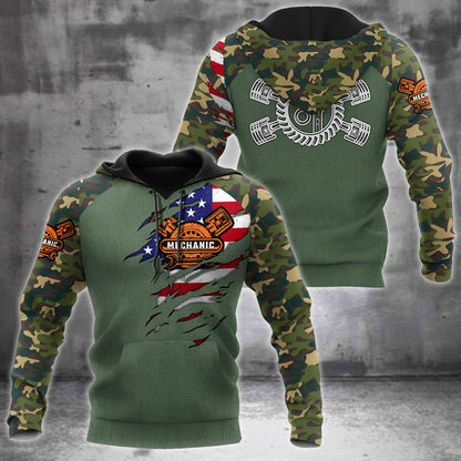 Mechanic Camo 3D All Over Printed Hoodie For Men and Women Pi15092005S1