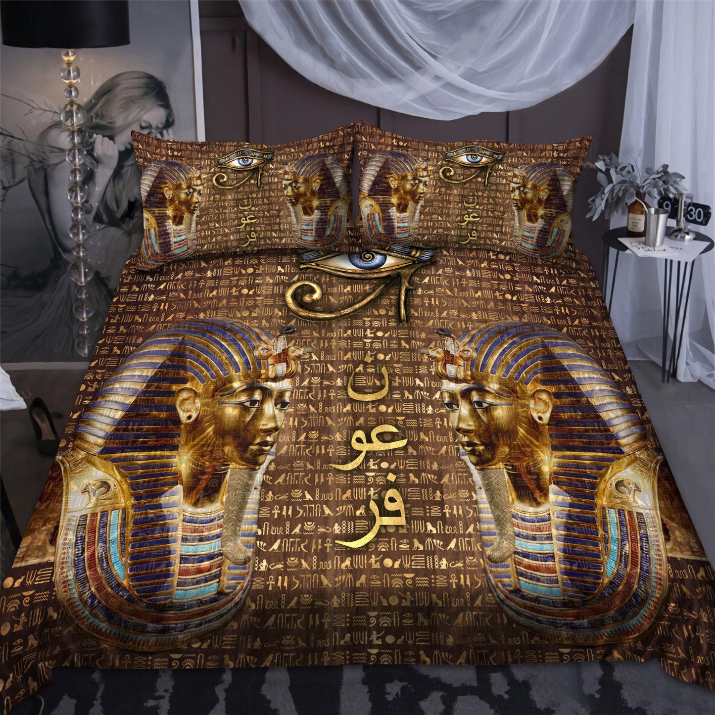 Ancient Egyptian Pharaoh Bedding Set Pi23062002-Bedding-MP-Twin-Vibe Cosy™