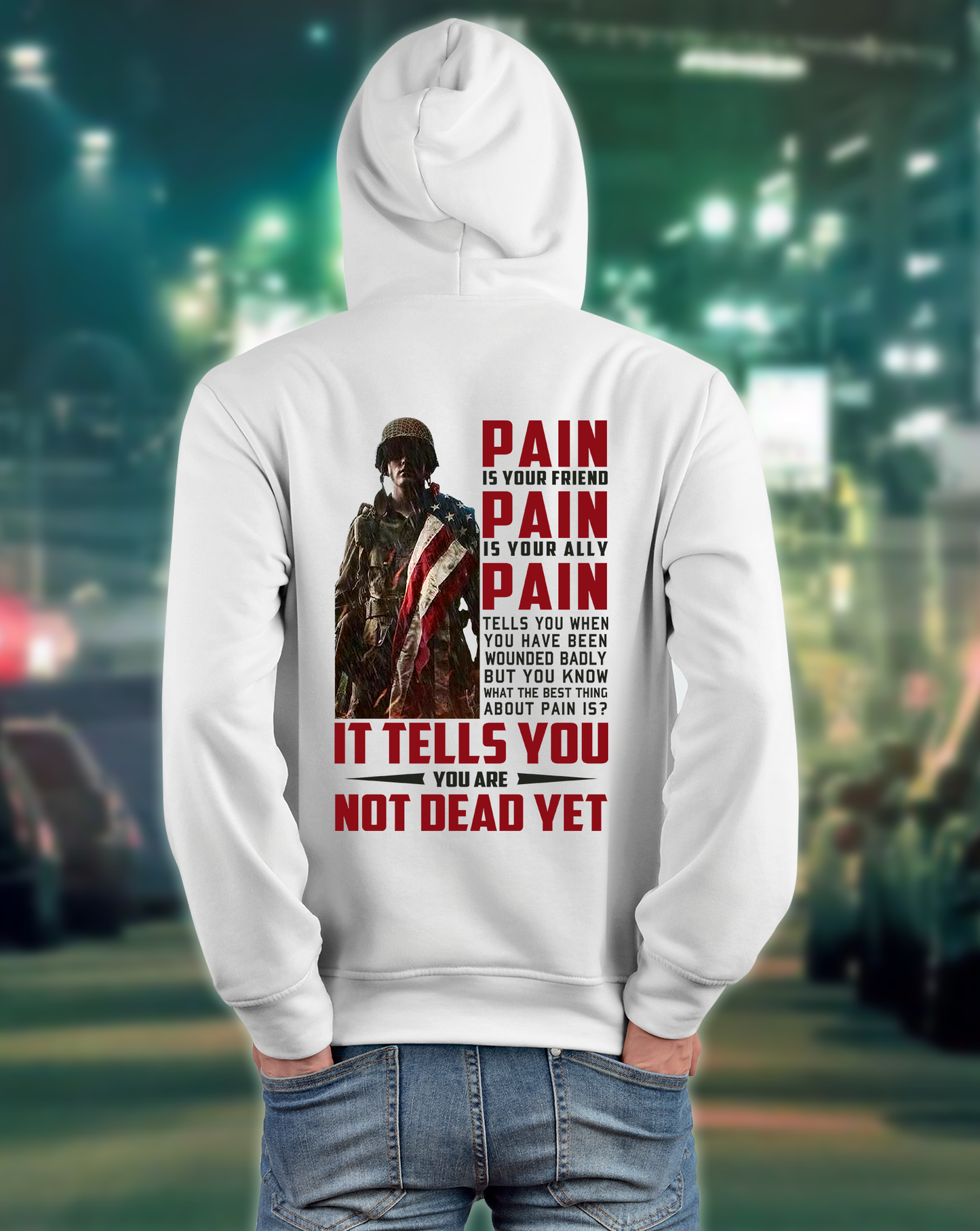 Vibecosy American Patriot Veteran Hoodie