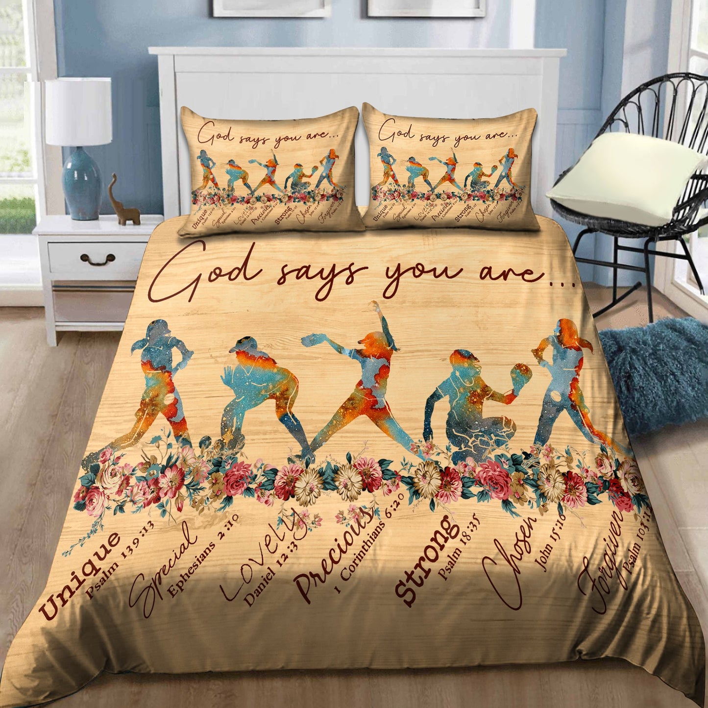Softball-God Says You Are Bedding Set Pi20072002-Quilt-TA-Twin-Vibe Cosy™