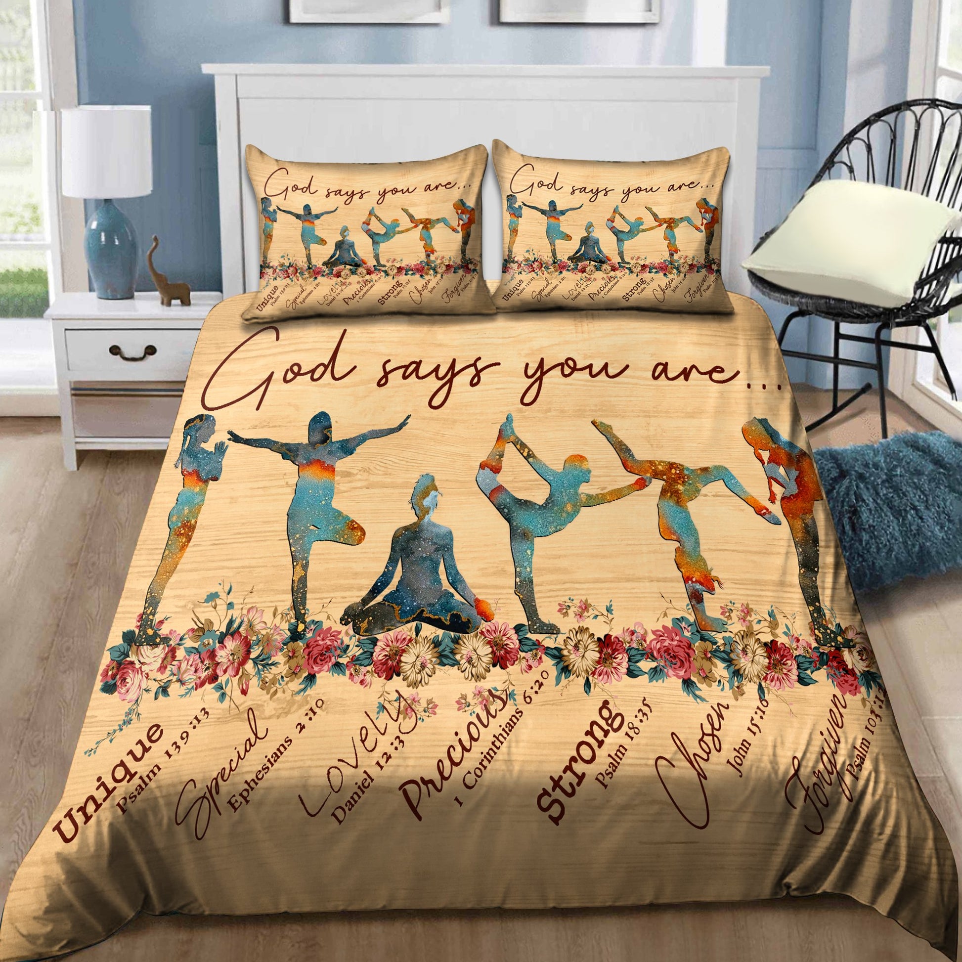 Yoga-God Says You Are Bedding Set Pi20072001-Quilt-TA-Twin-Vibe Cosy™