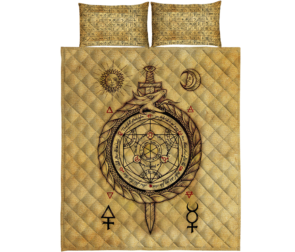 Alchemy Quilt Bedding Set JJ020101S-Quilt-MP-Twin-Vibe Cosy™