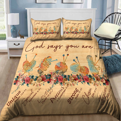 God Says You Are Bedding Set Pi20072003-Quilt-TA-Twin-Vibe Cosy™