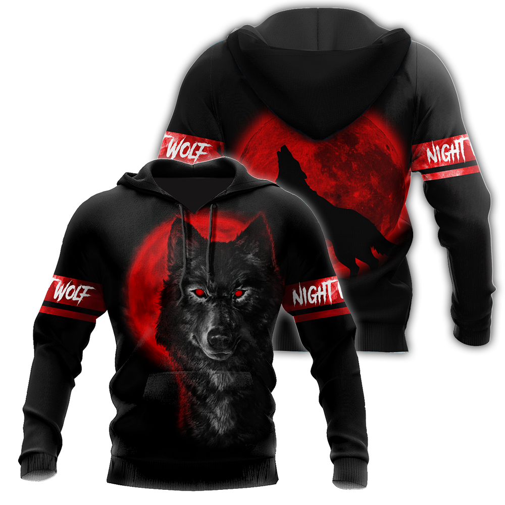 Wolf 3D All Over Printed Unisex Shirts No 14