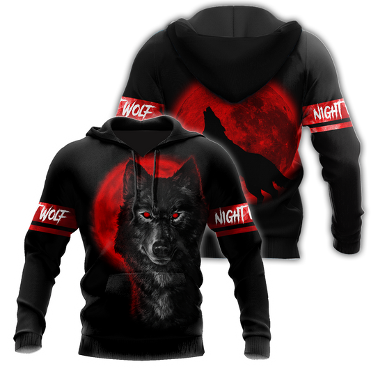 Wolf 3D All Over Printed Unisex Shirts No 14