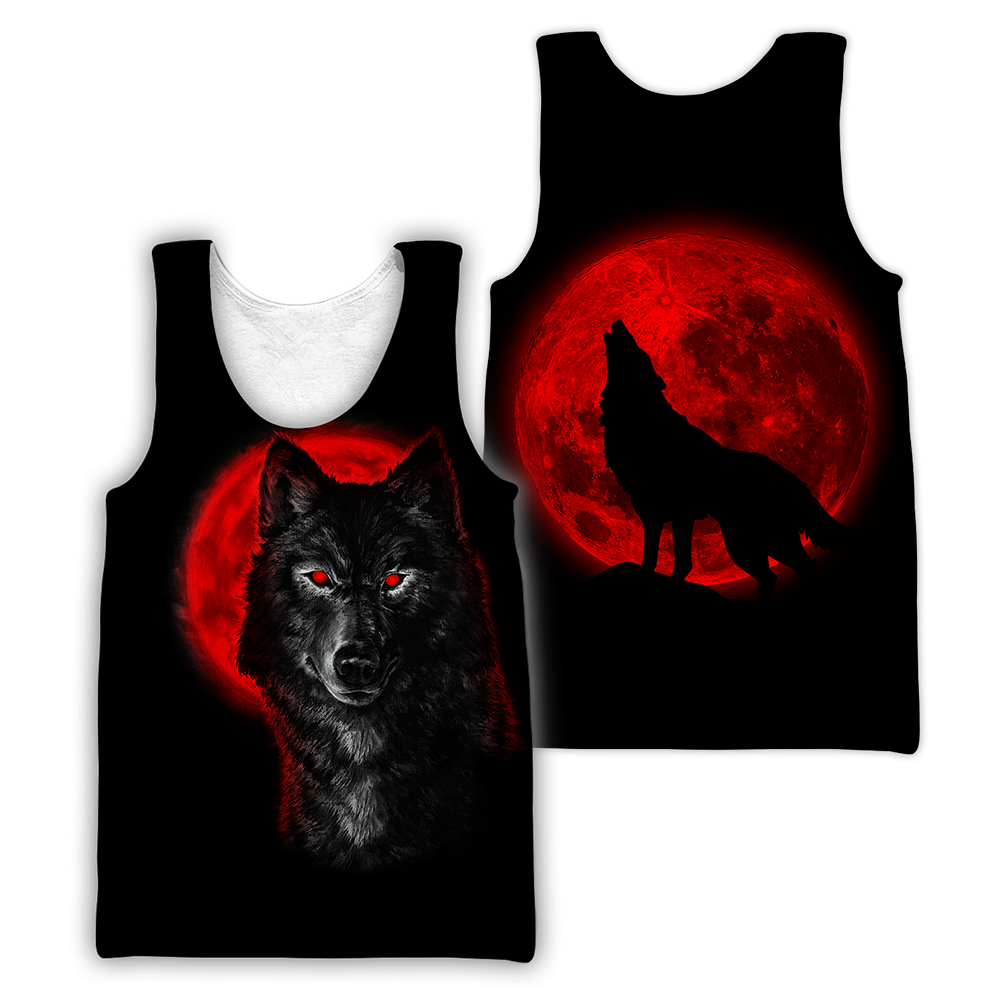 Wolf 3D All Over Printed Unisex Shirts No 14