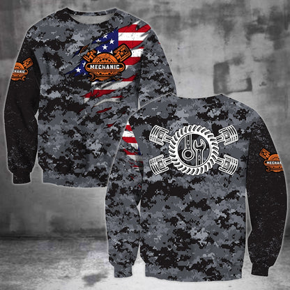 Mechanic Camo 3D All Over Printed Hoodie For Men and Women Pi15092005