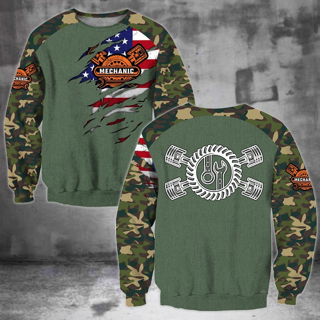 Mechanic Camo 3D All Over Printed Hoodie For Men and Women Pi15092005S1