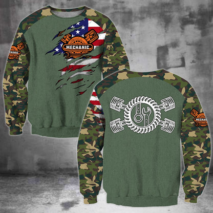 Mechanic Camo 3D All Over Printed Hoodie For Men and Women Pi15092005S1