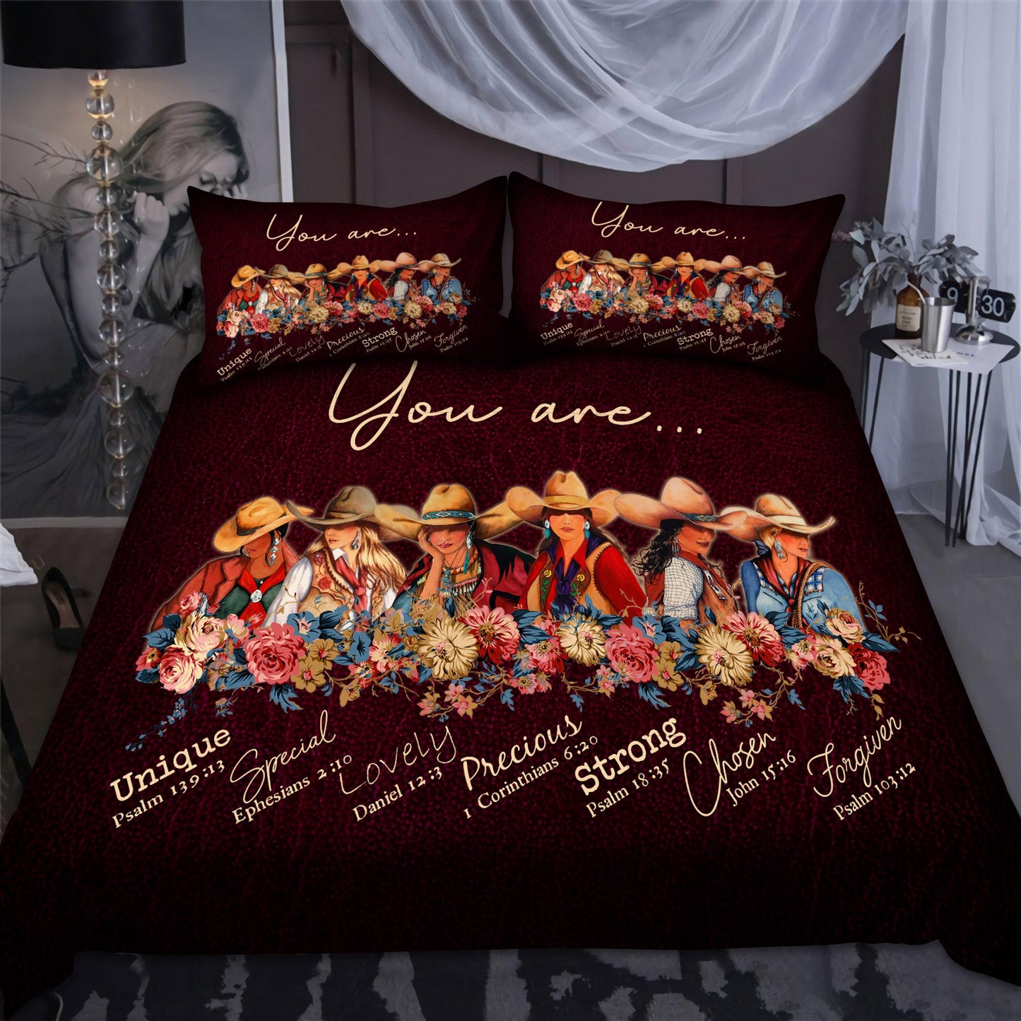 Cowgirl-Gods Say You Are Bedding Set Pi31072001
