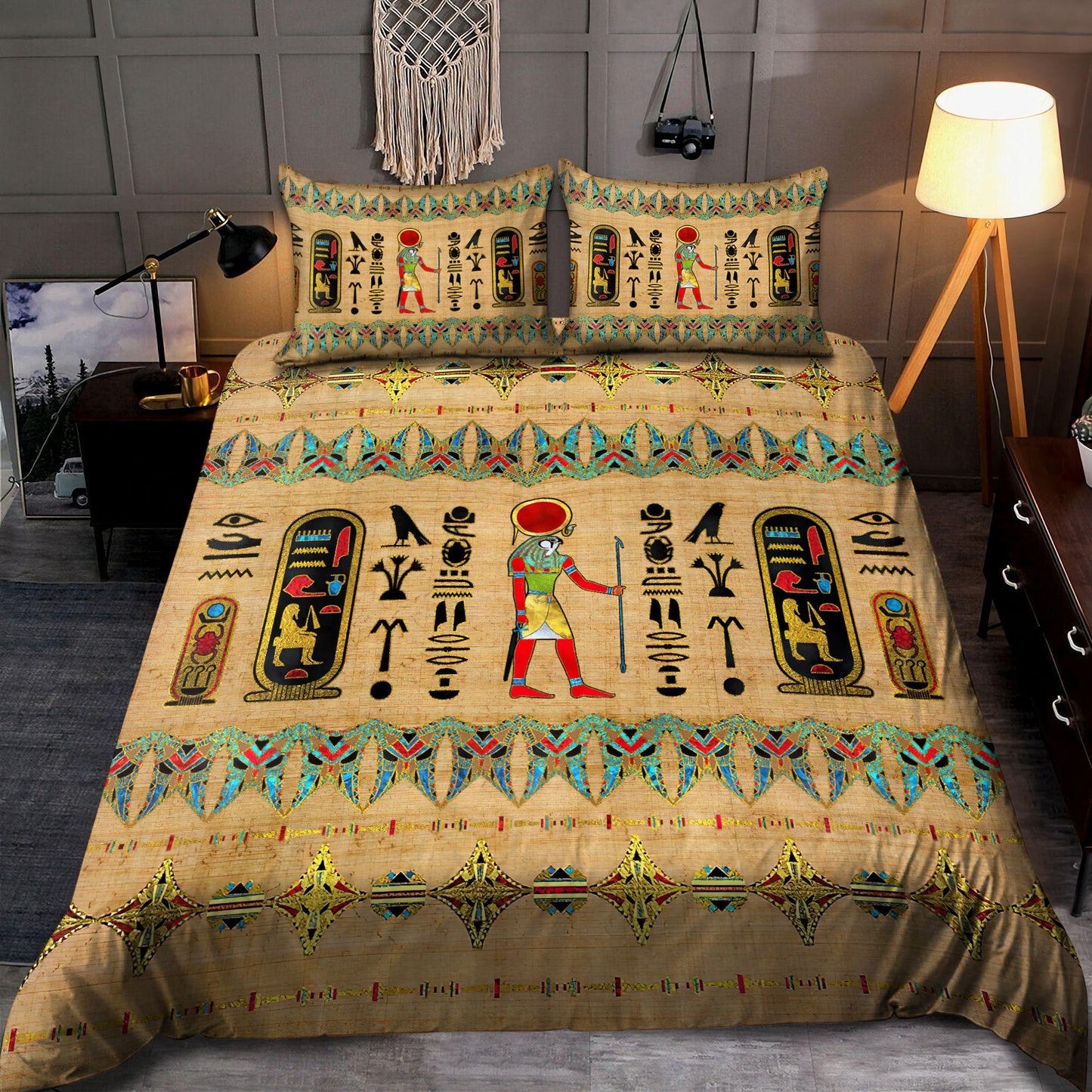 Ancient Egyptian Bedding Set Pi01072004-Bedding-MP-Twin-Vibe Cosy™