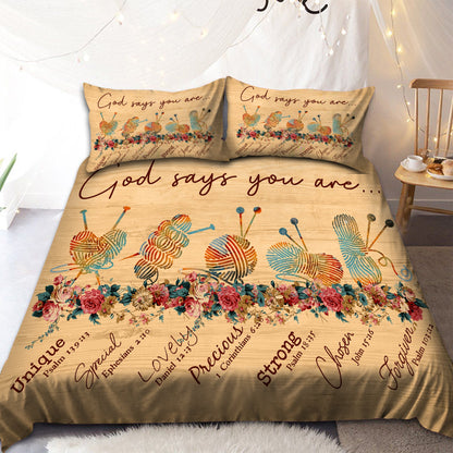 God Says You Are Bedding Set Pi20072003-Quilt-TA-Twin-Vibe Cosy™