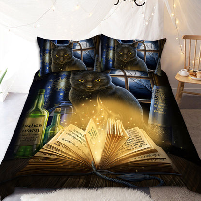 Black Cat Wicca Bedding Set TA0804201