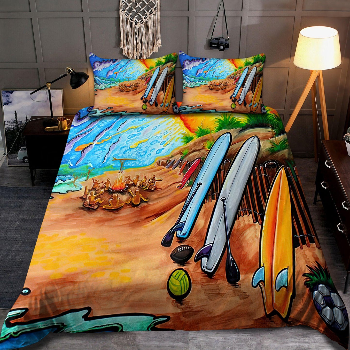 Surfboard Bedding Set Pi03082006