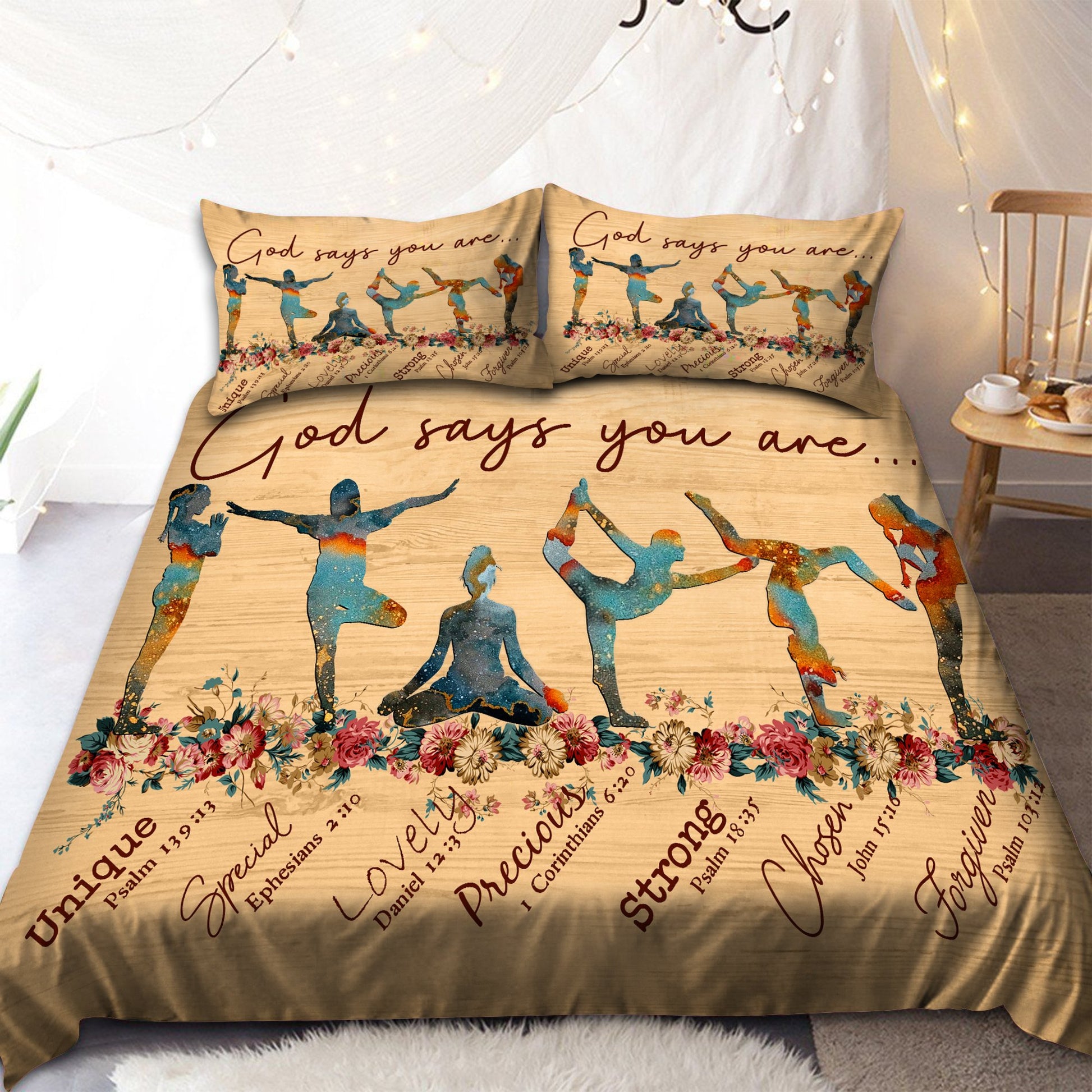 Yoga-God Says You Are Bedding Set Pi20072001-Quilt-TA-Twin-Vibe Cosy™