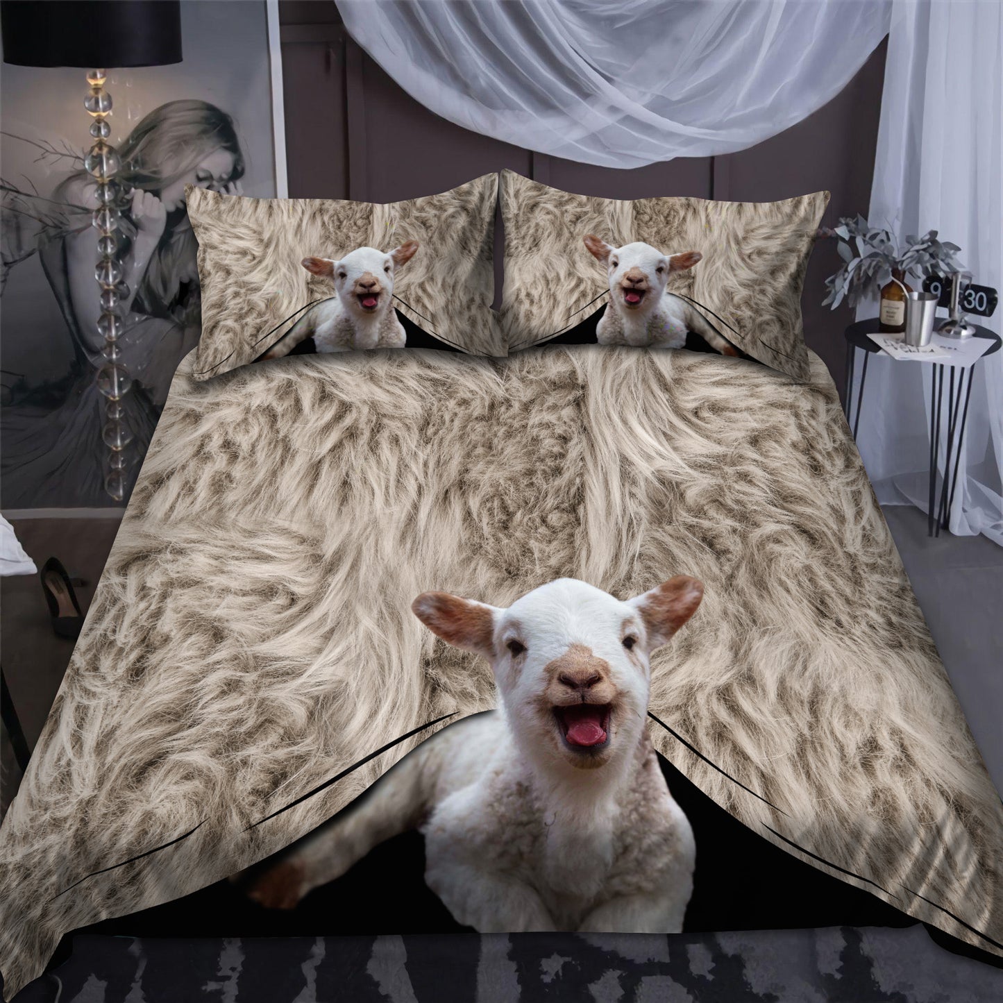 Lovely Sheep Bedding Set Pi112019CL-LAM