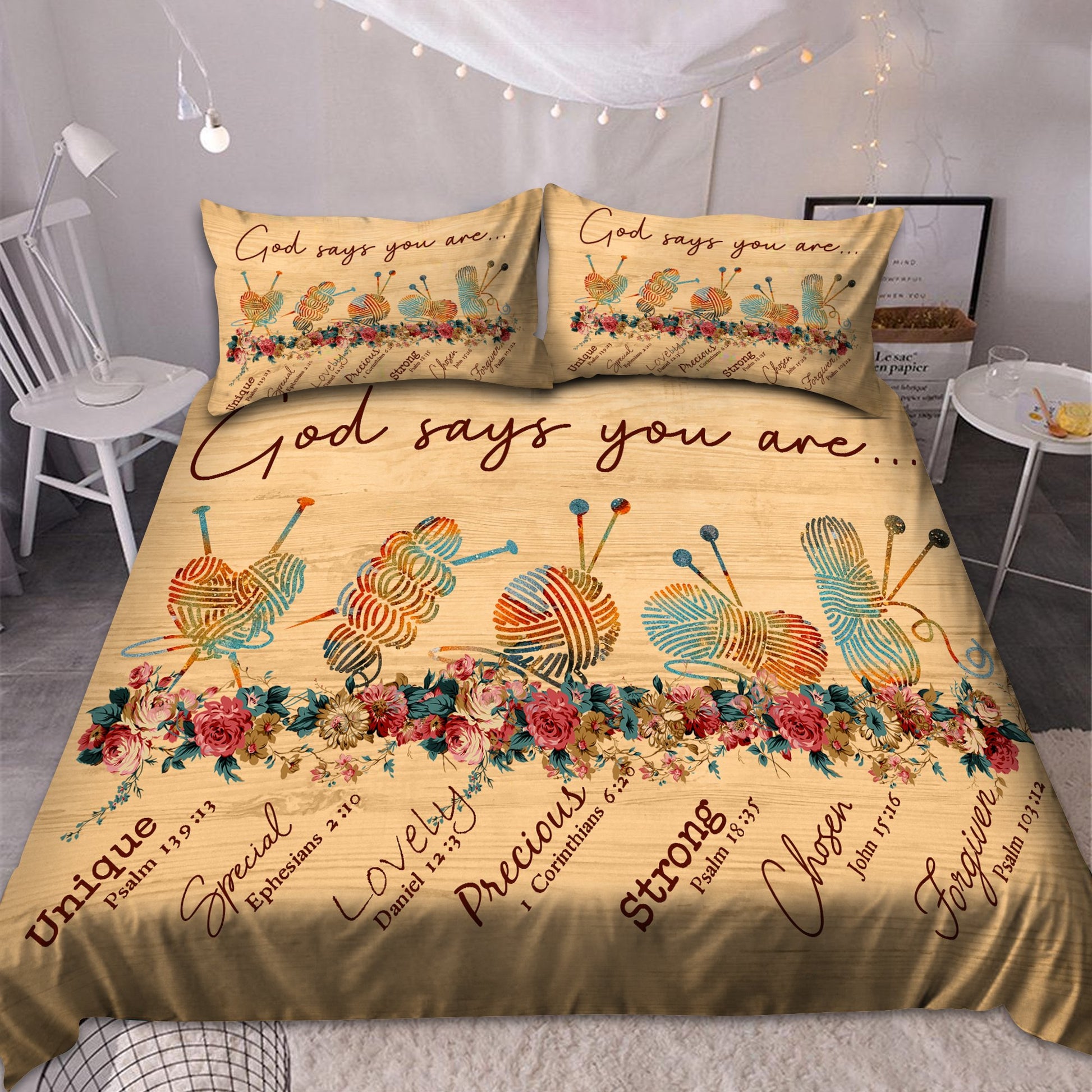 God Says You Are Bedding Set Pi20072003-Quilt-TA-Twin-Vibe Cosy™