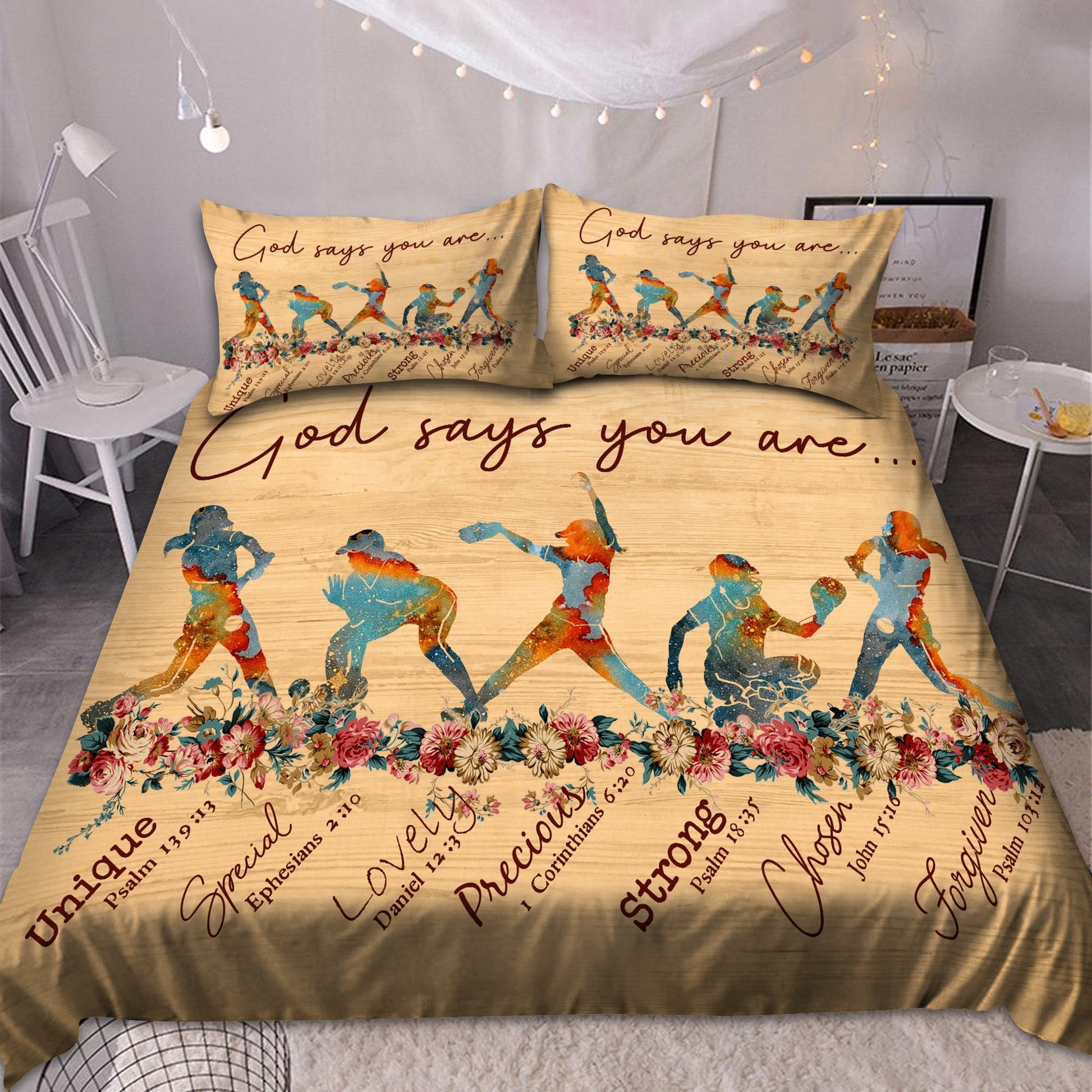 Softball-God Says You Are Bedding Set Pi20072002-Quilt-TA-Twin-Vibe Cosy™