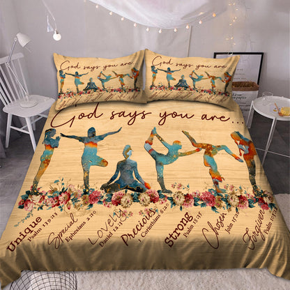 Yoga-God Says You Are Bedding Set Pi20072001-Quilt-TA-Twin-Vibe Cosy™