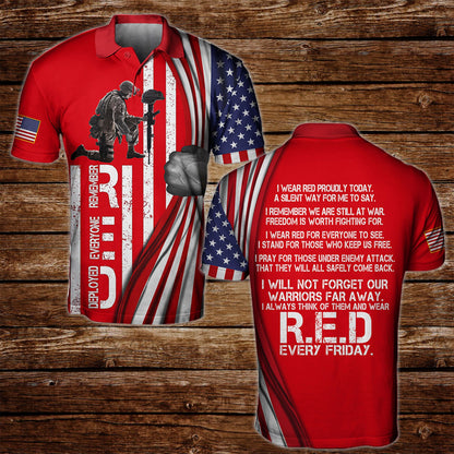 Wear R.E.D Everyday 3D All Over Printed Shirts For Men and Women