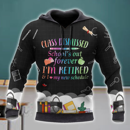 Retired Teacher Hoodie Pi26082003-MEI