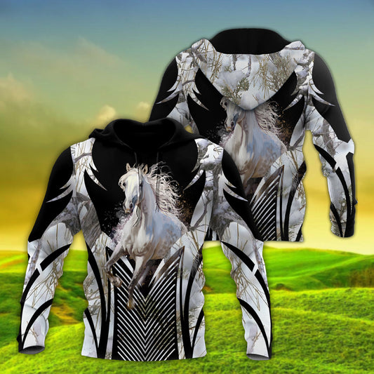 White Horse 3D All Over Printed Shirts For Men And Women NTN1218204CL