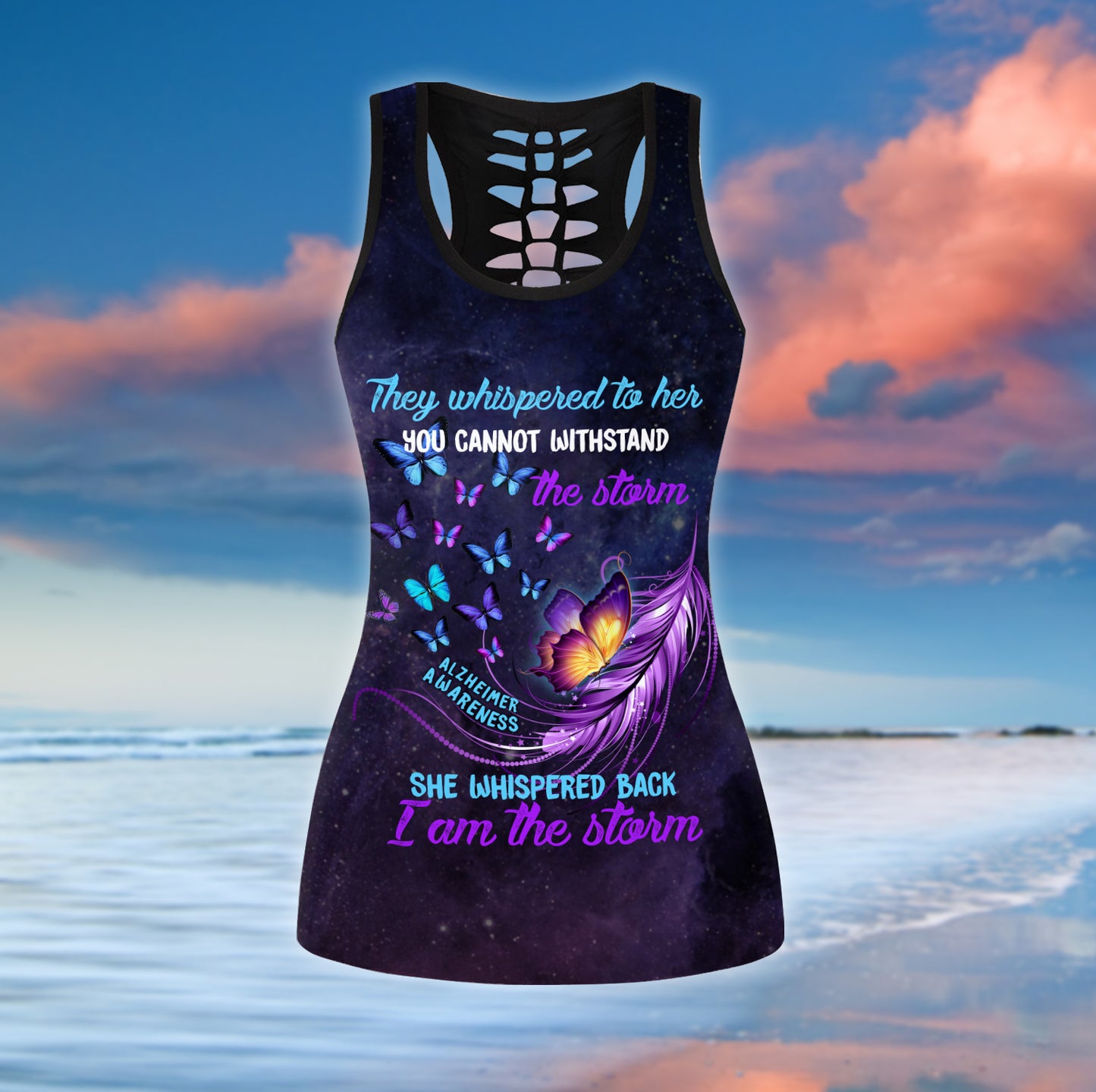 Alzheimer Awareness Combo Tank + Legging