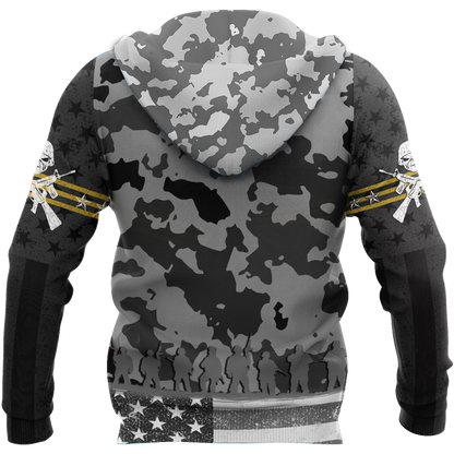 I'm a Dad Grandpa and a veteran 3d all over printed shirts for men and women MH190520-Apparel-Huyencass-Hoodie-S-Vibe Cosy™