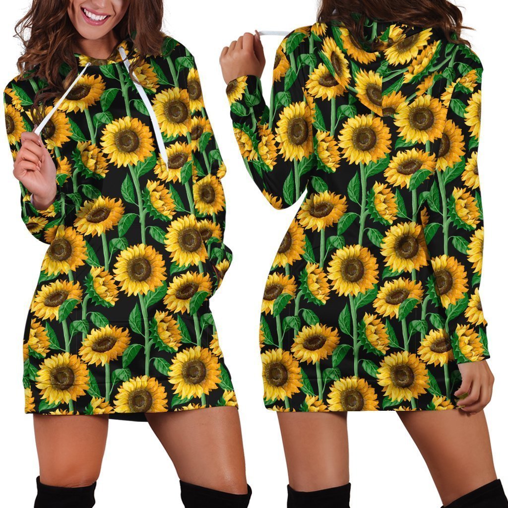 3d All Over Printing Sunflowers Legging-Apparel-Phaethon-Hoodie Dress-S-Vibe Cosy™