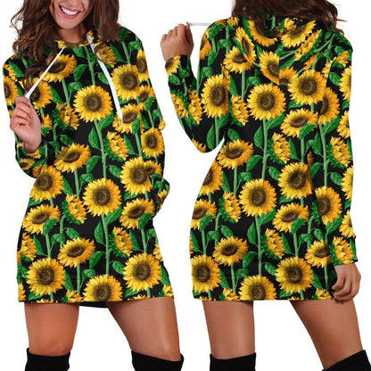 3d All Over Printing Sunflowers Legging-Apparel-Phaethon-Hoodie Dress-S-Vibe Cosy™