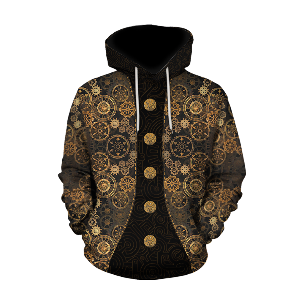 Steampunk Mechanic All Over Printed Hoodie For Men and Women DD10242002CL