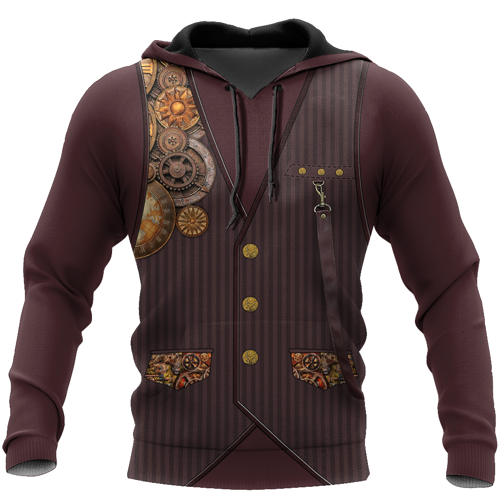 Steampunk Mechanic All Over Printed Hoodie For Men and Women DD10262001
