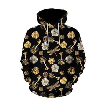 Mechanic Steampunk All Over Printed Hoodie For Men and Women DD10242001CL