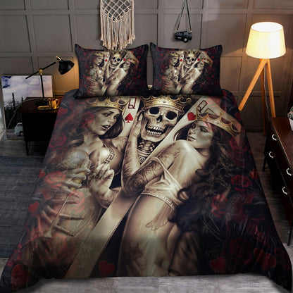 Gambling Skull Bedding Set NTN08102004