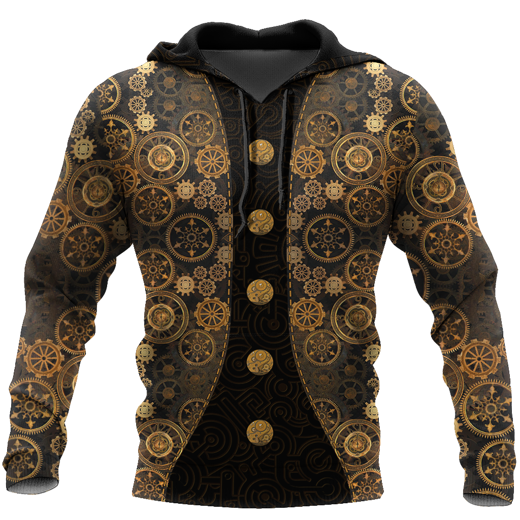Steampunk Mechanic All Over Printed Hoodie For Men and Women DD10242002CL