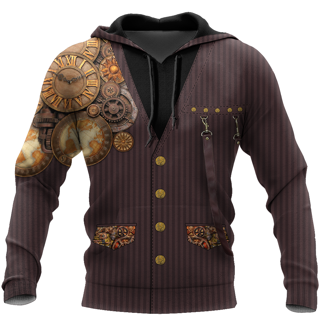 Steampunk Mechanic All Over Printed Hoodie For Men and Women DD10242001ST